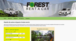 Desktop Screenshot of forestrentacar.com